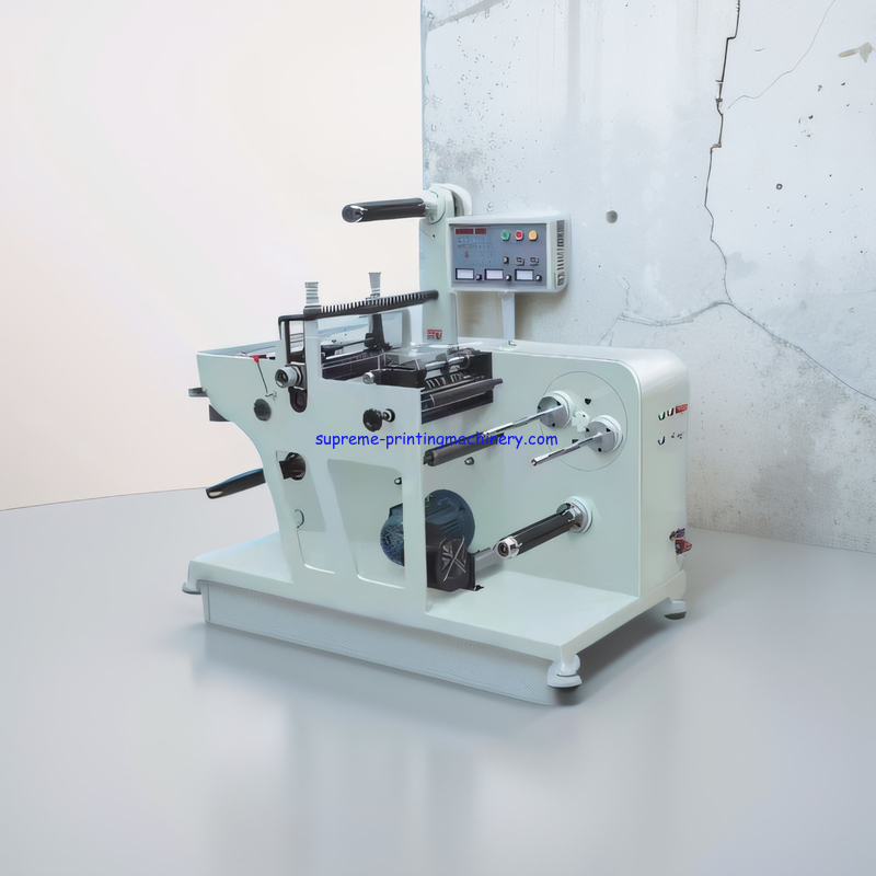 Rotary Blank adhesive label material Die Cuting Machine With Slitter high accurate laminating(option) automatic inflate