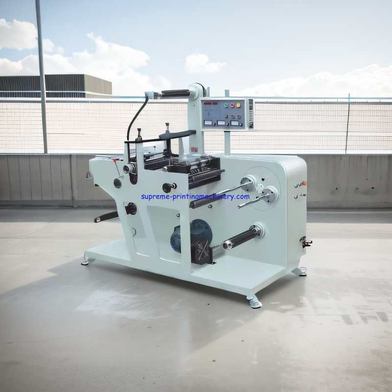 ONE-YEAR ADHESIVE LABEL PAPER PROCESS MACHINERY WITH MAX MATERIAL FEEDING WIDTH 320MM ROTARY BLANK LABEL DIE CUTTING