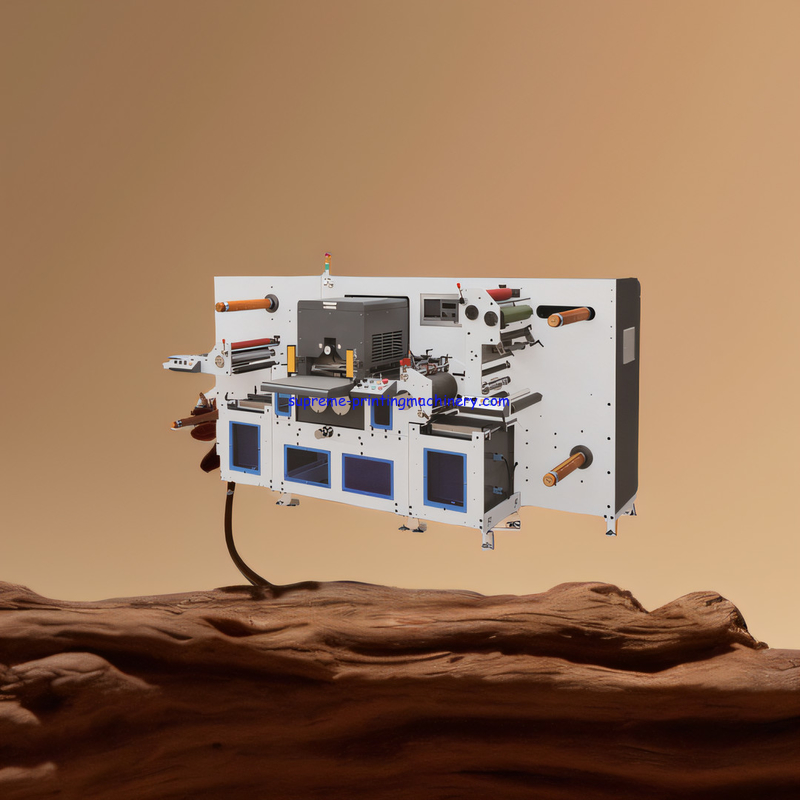 MAX REWINDING DIAMETER 800MM ADHESIVE LABEL PAPER PROCESS MACHINERY ADHESIVE LABEL DIE-CUTTING MACHINE HIGH SPEED ROLL