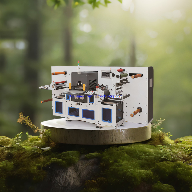 MQ-350G 24000 time High Speed Die Cutting Machine flat bed structure servo system adhesive label PLC motion controller