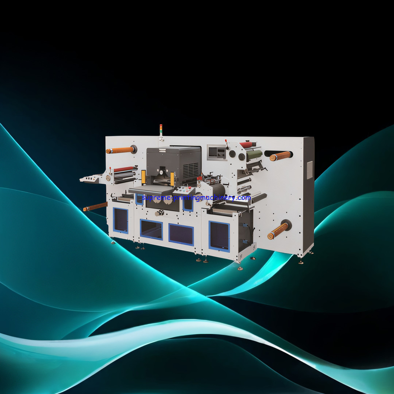 80m/Min High-Grade Full Automatic Flatbed Label Die Cutting Machine For Film And Label Paper Servo Motor Motion Control