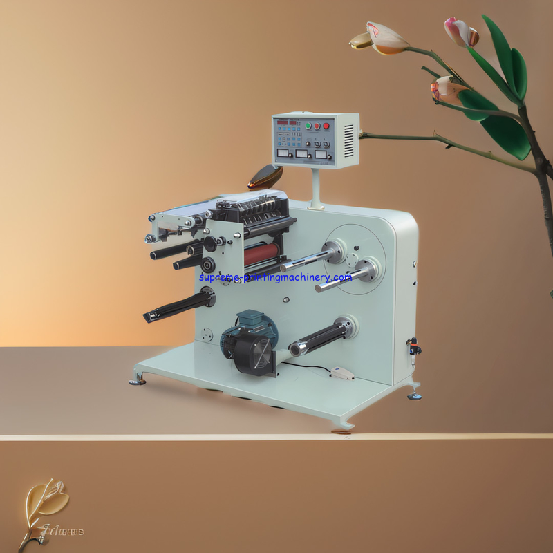 FQ450FII Slitting machine with magnetic powder and turret automatic narrow paper  meter/number counting sick germany